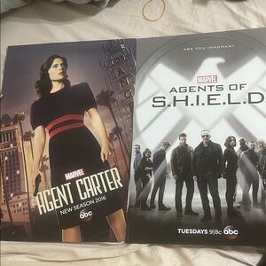 Agent Carter 2-Siding Original Poster 13 x 19.5 Marvel 2015